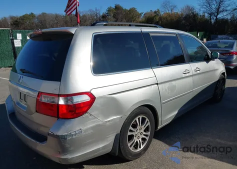 2007 Honda Odyssey Ex-L z USA, uszkodzony, nr VIN 5FNRL38677B414557